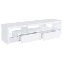 Load image into Gallery viewer, Jude 3-piece Entertainment Center With 71&quot; TV Stand White High Gloss
