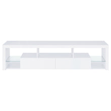 Load image into Gallery viewer, Jude 3-piece Entertainment Center With 71&quot; TV Stand White High Gloss
