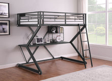 Load image into Gallery viewer, Parkview Full Workstation Loft Bed Black
