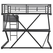 Load image into Gallery viewer, Parkview Full Workstation Loft Bed Black
