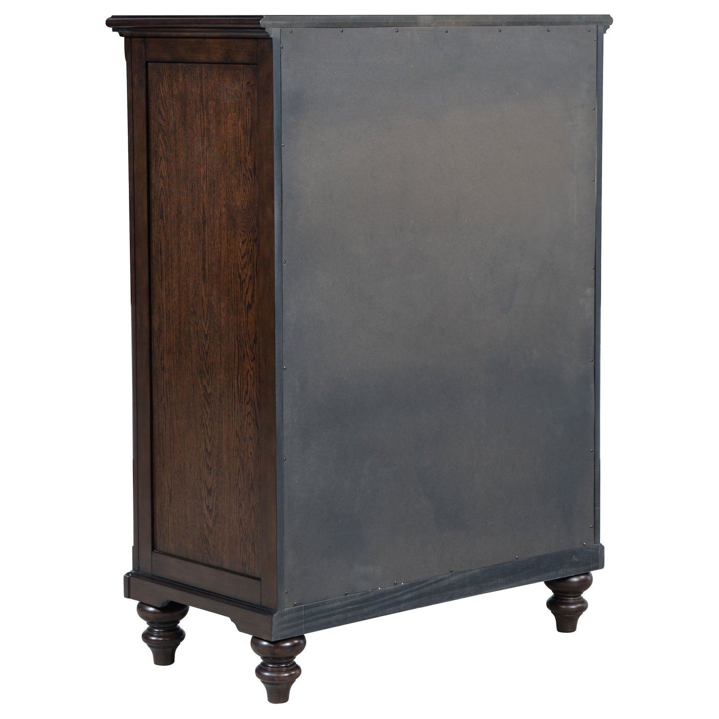 Devon 5-piece Full Bedroom Set Wine Red and Dark Oak