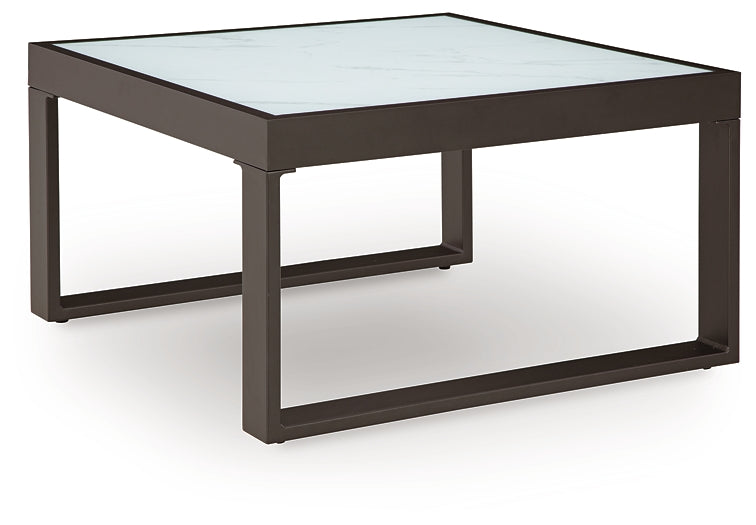 Ashley Express - Beachloft 8-Piece Sectional with Ottoman and Coffee Table
