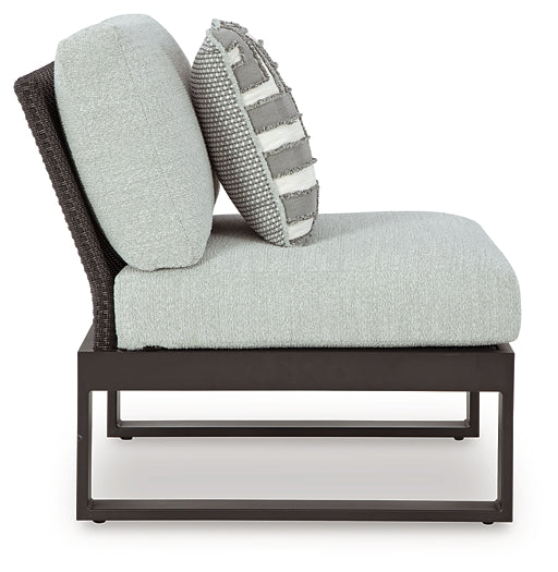 Ashley Express - Beachloft 8-Piece Sectional with Ottoman and Coffee Table
