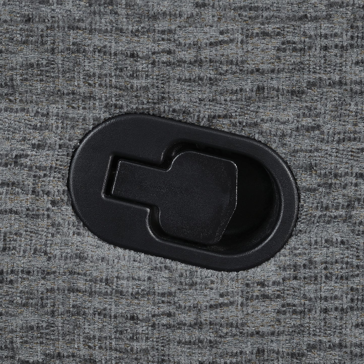 Bahrain Upholstered Glider Recliner Charcoal