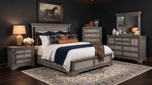 Cresswell 5-piece California King Bedroom Set Weathered Taupe