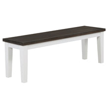 Load image into Gallery viewer, Kingman Rectangular Bench Espresso and White
