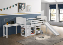 Load image into Gallery viewer, Millie Twin Workstation Loft Bed White
