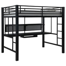 Load image into Gallery viewer, Avalon Full Workstation Loft Bed Black
