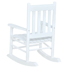 Load image into Gallery viewer, Annie Slat Back Youth Rocking Chair White
