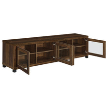 Load image into Gallery viewer, Sachin 3-piece Entertainment Center With 79&quot; TV Stand Dark Pine
