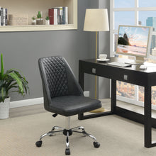 Load image into Gallery viewer, Althea Upholstered Tufted Back Office Chair Grey and Chrome
