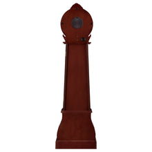 Load image into Gallery viewer, Narcissa Grandfather Clock with Chime Brown Red
