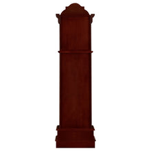 Load image into Gallery viewer, Diggory Grandfather Clock Brown Red and Clear
