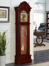 Load image into Gallery viewer, Diggory Grandfather Clock Brown Red and Clear

