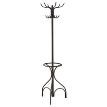 Load image into Gallery viewer, Kiefer Coat Rack with 12 Hooks Black
