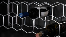Load image into Gallery viewer, Borman 2-door Bar Cabinet Wine Storage Walnut and Black
