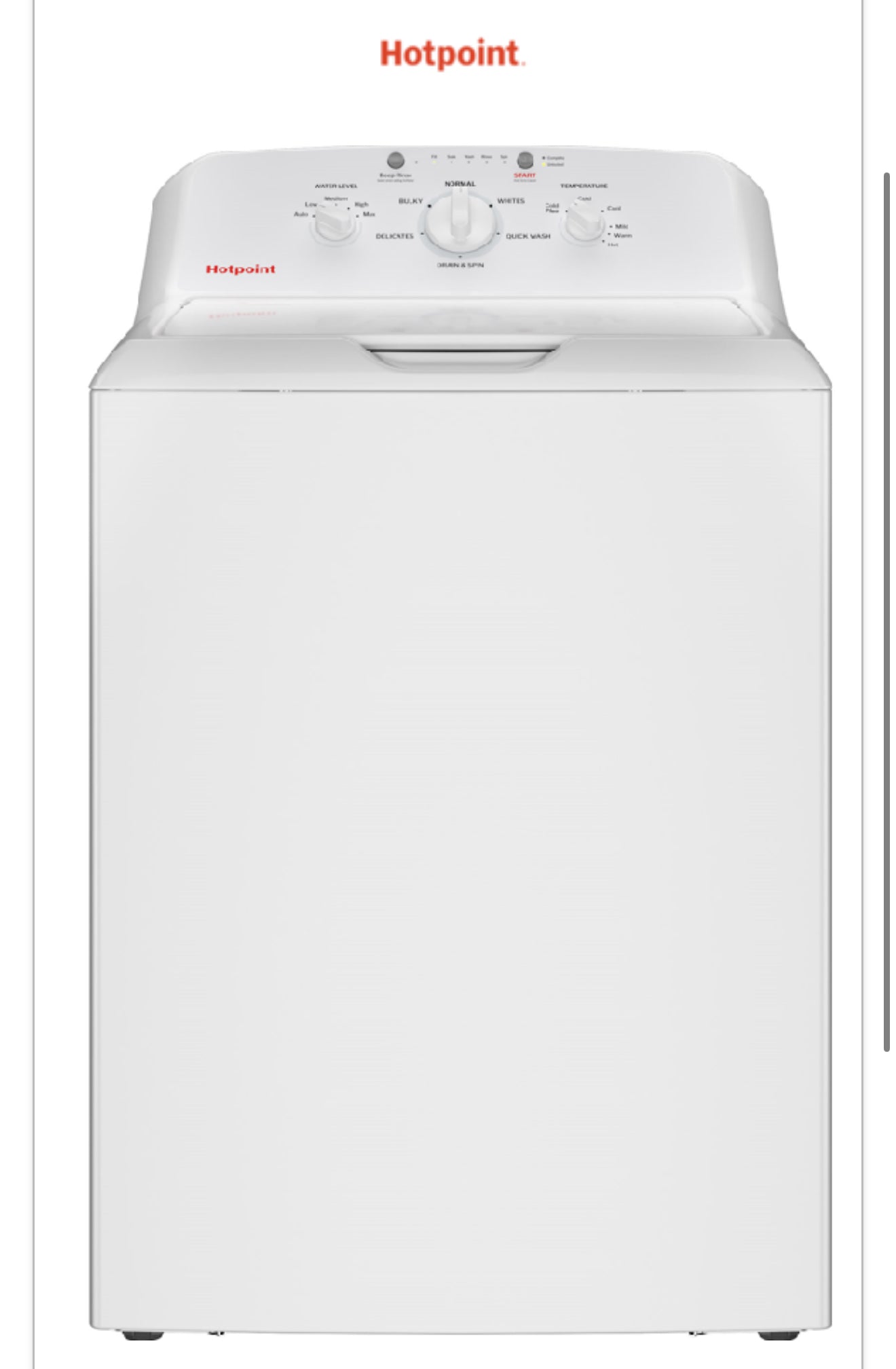 Hotpoint Top Load Washer & Dryer