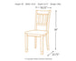 Ashley Express - Owingsville Dining Room Side Chair (2/CN)