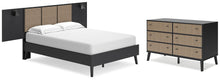 Load image into Gallery viewer, Ashley Express - Charlang Queen Panel Platform Bed with Dresser

