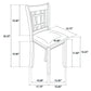 Lavon 5-piece Oval Extension Leaf Dining Set Espresso