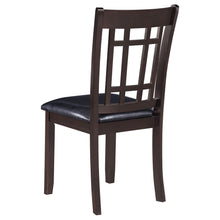 Load image into Gallery viewer, Lavon Padded Dining Side Chairs Espresso and Black (Set of 2)
