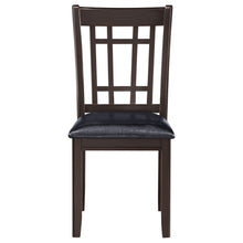 Load image into Gallery viewer, Lavon Padded Dining Side Chairs Espresso and Black (Set of 2)
