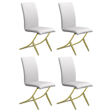 Load image into Gallery viewer, Carmelia Upholstered Side Chairs White (Set of 4)
