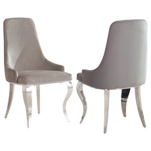 Load image into Gallery viewer, Antoine Upholstered Demi Arm Dining Side Chairs (Set of 2)
