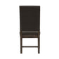 Twain Upholstered Dining Side Chair Warm Grey (Set of 2)