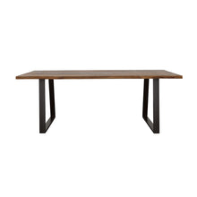 Load image into Gallery viewer, Ditman Live Edge Dining Table Grey Sheesham and Black
