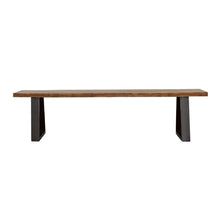 Load image into Gallery viewer, Ditman Live Edge Dining Bench Grey Sheesham and Black
