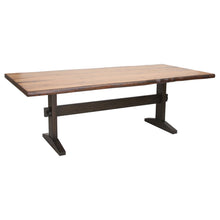 Load image into Gallery viewer, Bexley Rectangular Live Edge Dining Set Natural Honey and Espresso
