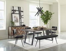 Load image into Gallery viewer, Misty 6-piece Rectangular Dining Set Grey Sheesham and Espresso
