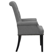 Load image into Gallery viewer, Alana Upholstered Tufted Arm Chair with Nailhead Trim
