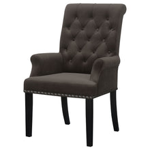 Load image into Gallery viewer, Alana Upholstered Tufted Arm Chair with Nailhead Trim
