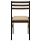 Bucknell 3-piece Round Drop Leaf Dining Table Set Cappuccino