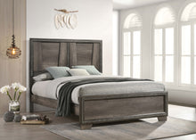Load image into Gallery viewer, Janine Wood Eastern King Panel Bed Grey
