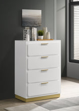 Load image into Gallery viewer, Caraway 4-drawer Bedroom Chest White
