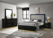 Load image into Gallery viewer, Caraway 4-piece Eastern King Bedroom Set Black
