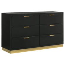 Load image into Gallery viewer, Caraway 6-drawer Dresser Black
