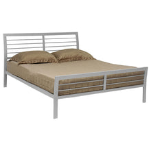 Load image into Gallery viewer, Cooper Metal Full Open Frame Bed Silver
