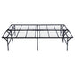 Mabel Metal Full Mattress Support Platform Bed Black