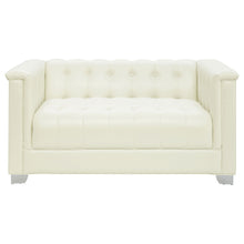 Load image into Gallery viewer, Chaviano 4-piece Upholstered Tufted Sofa Set Pearl White
