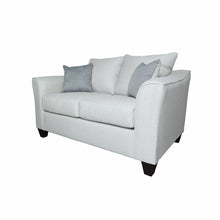 Load image into Gallery viewer, Salizar Upholstered Track Arm Fabric Loveseat Grey Mist
