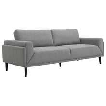 Load image into Gallery viewer, Rilynn 3-piece Upholstered Track Arms Sofa Set Grey
