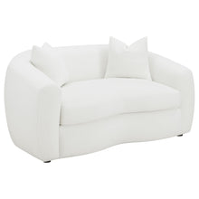 Load image into Gallery viewer, Isabella 3-piece Upholstered Tight Back Living Room Set White
