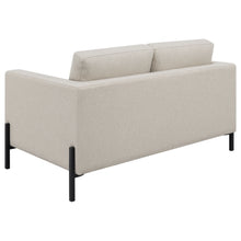 Load image into Gallery viewer, Tilly 3-piece Upholstered Track Arms Sofa Set Oatmeal
