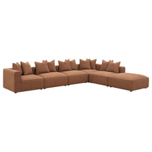 Load image into Gallery viewer, Jennifer 6-piece Upholstered Modular Sectional Terracotta
