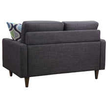 Load image into Gallery viewer, Watsonville 3-piece Cushion Back Living Room Set Grey
