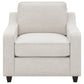 Christine 3-piece Upholstered Sloped Arm Sofa Set Beige